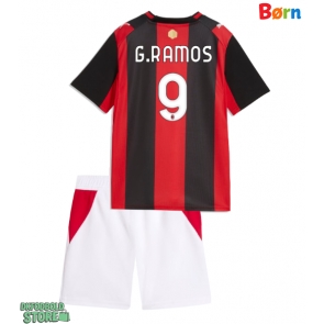 AC Milan Goncalo Ramos #9 Replika Babytøj Hjemmebanesæt Børn 2026-27 Kortærmet (+ Korte bukser)